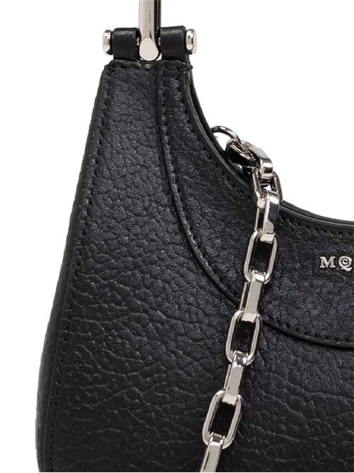 Borsa Mini T-bar da Donna in Nero Alexander McQueen | 8035251VDBB1000